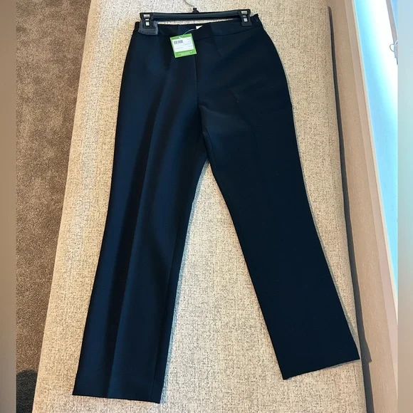 Kate Spade black polished cigarette pants - Picture 5 of 6